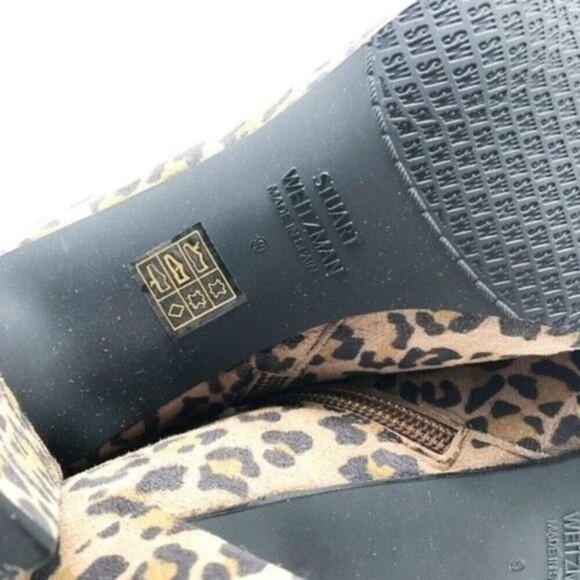 STUART WEITZMAN Lofty Cheetah Print Bootie - Picture 10 of 11